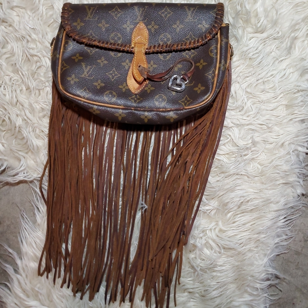Vintage Louis Vuitton Fringe Clutch